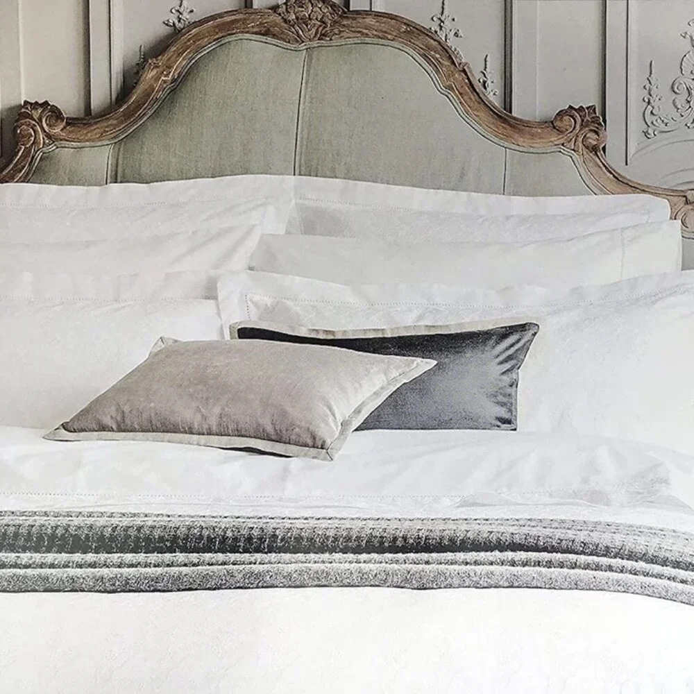 Christy of England Chantilly Embroidered King Flat Sheet